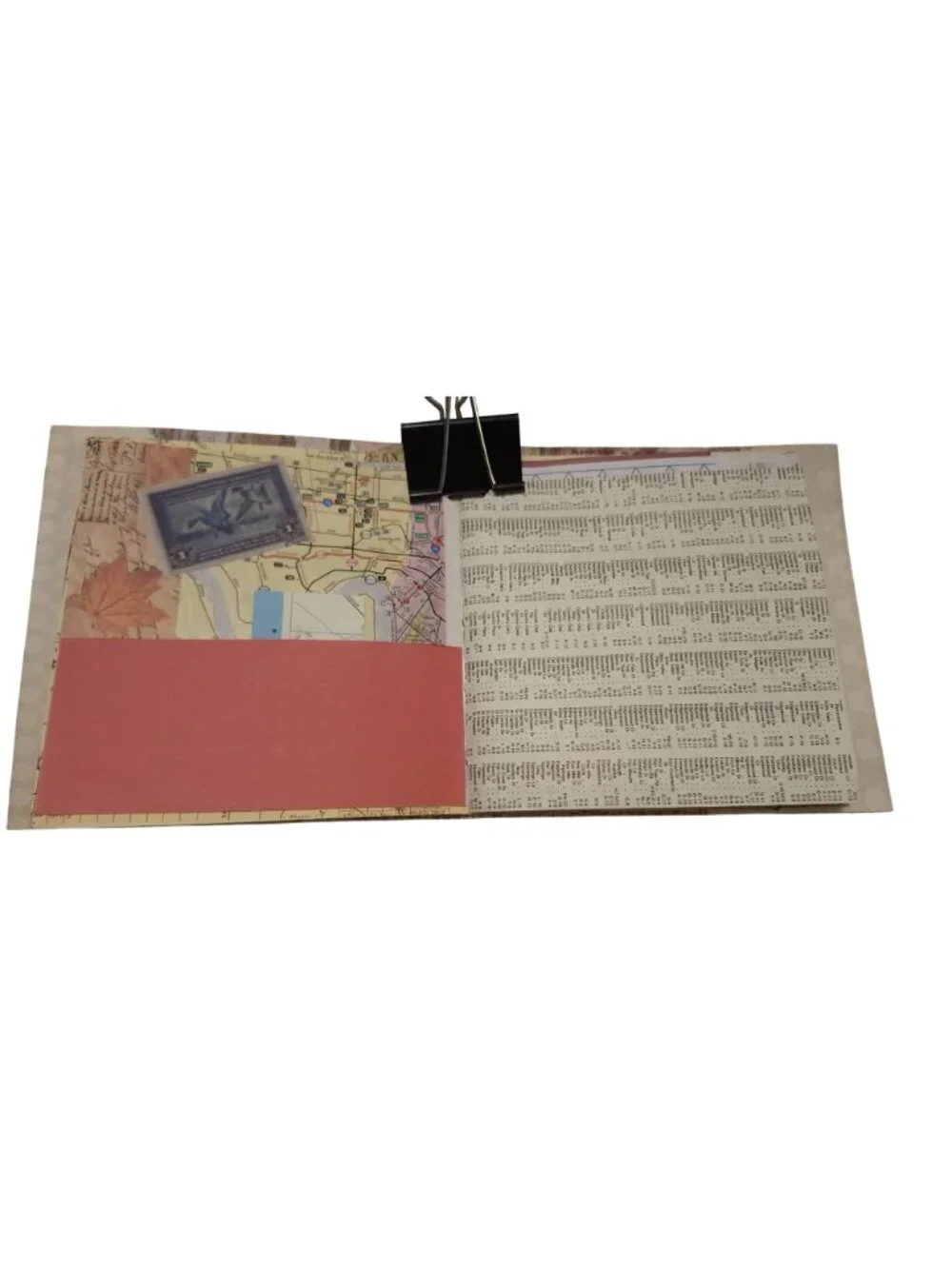 Junk Journal Travel Theme 68 pages Handmade
